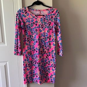 Lilly Pulitzer, XS, Pink Animal/Leopard Print Dress